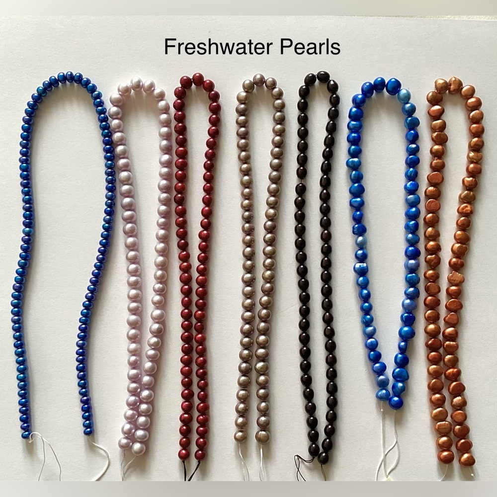 Freshwater pearls - seven strands